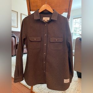 Anián “Modern Melton Wool” shirt/shacket - large